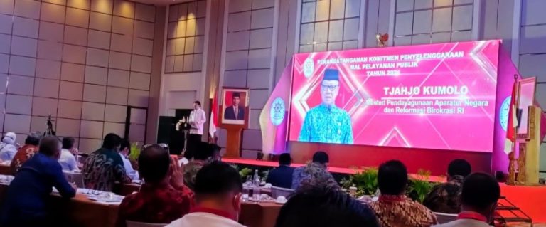penandatanganan MOU yang di ikuti 39 Kabupaten/Kota lainnya se Indonesia