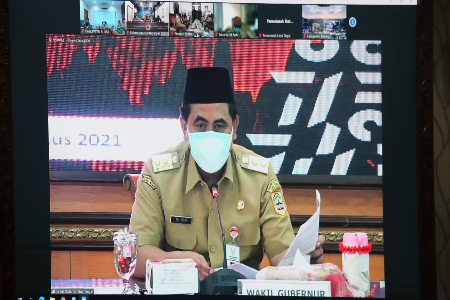 Kepala Dinas Kesehatan Provinsi Jawa Tengah, Yulianto Prabowo. Senin (30/8/2021).