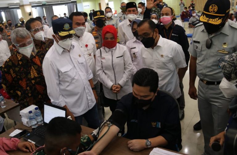Kunjungan 3 Menteri Di Blora,Bupati Minta Dukungan Peningkatan Vaksinasi