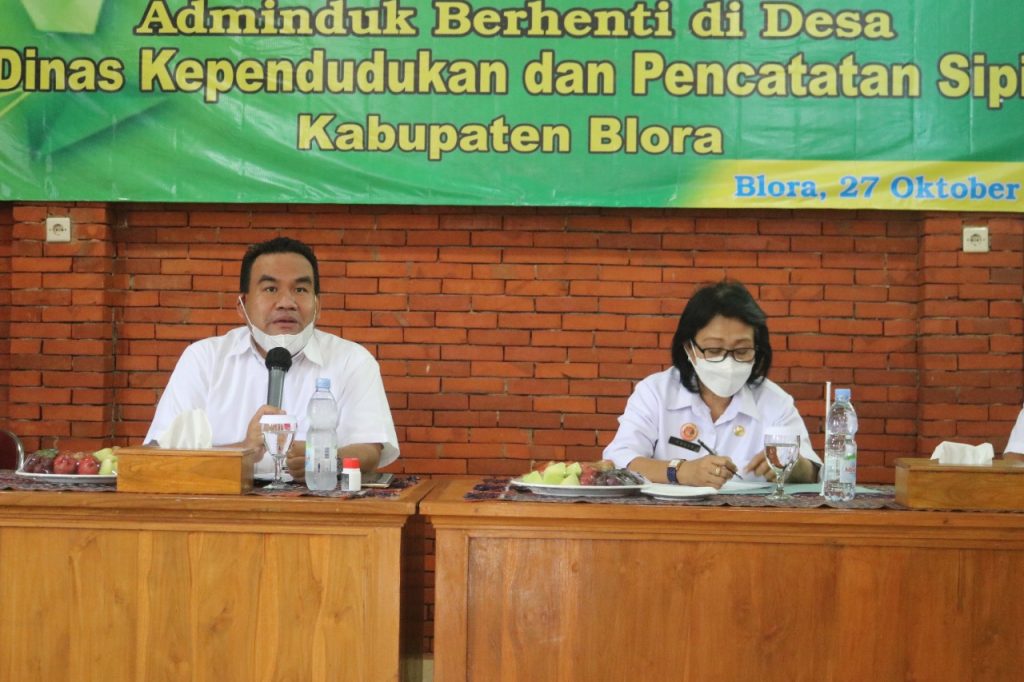 Launching inovasi WARUNG PAKDHE dihadiri oleh Perwakilan dari BAPPEDA dan Dinas Pemberdayaan Masyarakat Desa (PMD), camat se kabupaten blora dan beberapa Kepala Desa di Kabupaten Blora, pada Rabu (27/10).