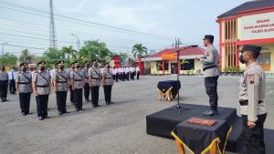 Kapolres Blora Pimpin Serah Terima Jabatan Kabag SDM dan Kapolsek