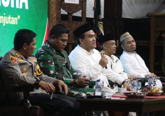 Forkopimda saat mengikuti refleksi akhir tahun, di pendapa Rumah Dinas Bupati, pada Kamis (29/12/2022).