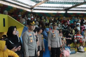 Kapolres Kendal saat monitoring pengawasan di beberapa tempat obyek wisata