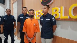 Pegawai serabutan di Blora ditangkap polisi, usai melakukan pencabulan anak dibawah umur, Kamis (14/7/2023).