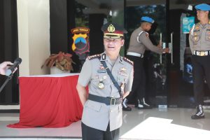Kapolda Jateng Irjen Pol Ahmad Luthfi saat memimpin sertijab PJU dan Kapolres di Gedung Borobudur Mapolda Jateng, Kamis (20/7/2023) pagi.