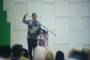 Deputi Bidang Pendidikan dan Peran Serta Masyarakat, KPK RI Wawan Wardiana narasumber Sosialisasi Penguatan Antikorupsi, Senin (24/7/2023).