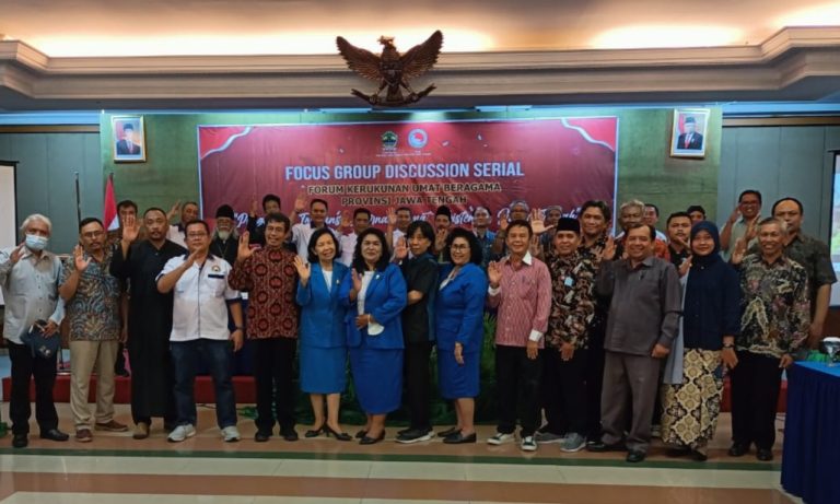 Diskusi Kelompok Terpumpun (Focus Group Discussion/FGD) Penguatan Toleransi Internal Umat Kristen di Jawa Tengah di Hotel Siliwangi, Semarang, 19 Agustus 2023.