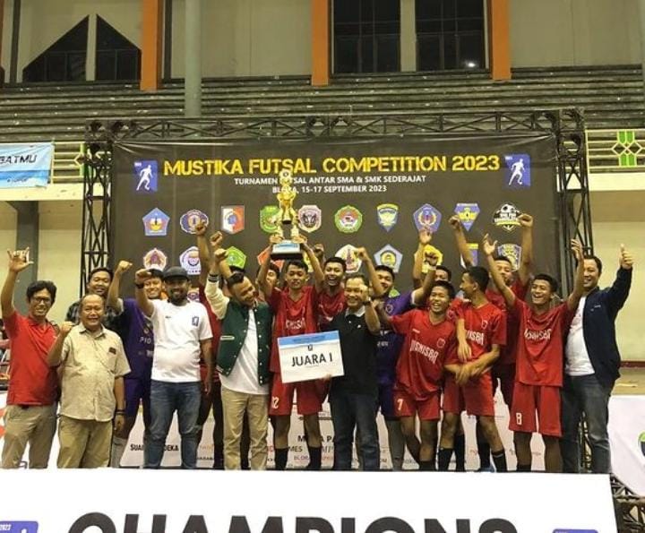 SMK N 1 Blora menjuarai Mustika Futsal Competition 2023