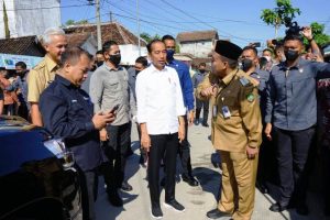 Presiden Joko Widodo saat kunker di Kabupaten Blora beberapa waktu lalu. (Foto : Istimewa).