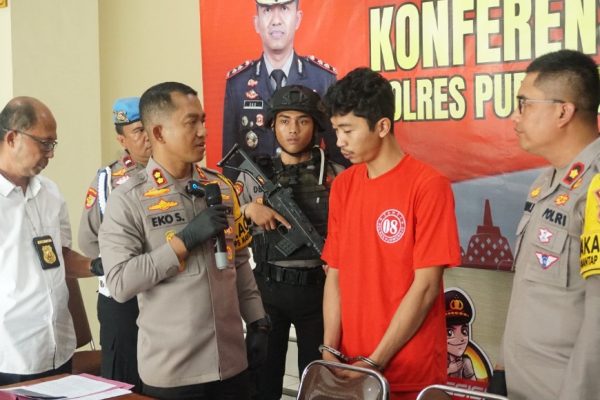 Pelaku merupakan pemuda (23) berinisial MFF bin S asal Brondong Kecamatan Bruno Kabupaten Purworejo.
