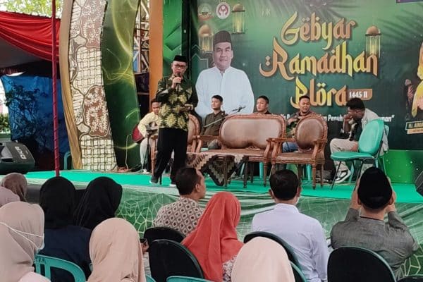 Kepala Bapedda Kabupaten Blora, A. Mahbub Djunaidi saat Talk Show di Alun Alun Blora, Jumat (29/3/2024).