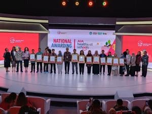 AIA Healthiest Schools Competition ini diikuti oleh 145 sekolah kategori SD dan SMP.