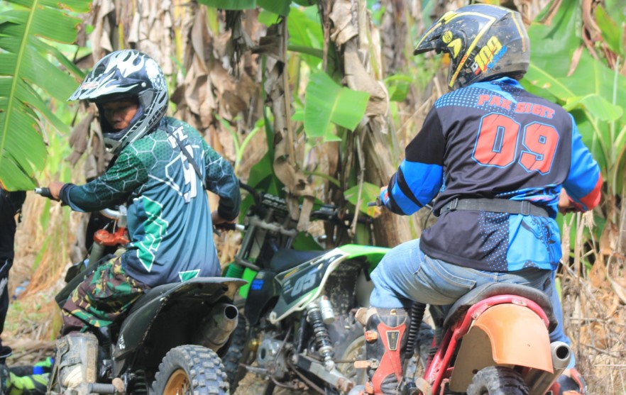 Polres Demak ajak masyarakat menyalurkan hobi olahraga dan sebagai ajang silaturahmi komunitas trabas.