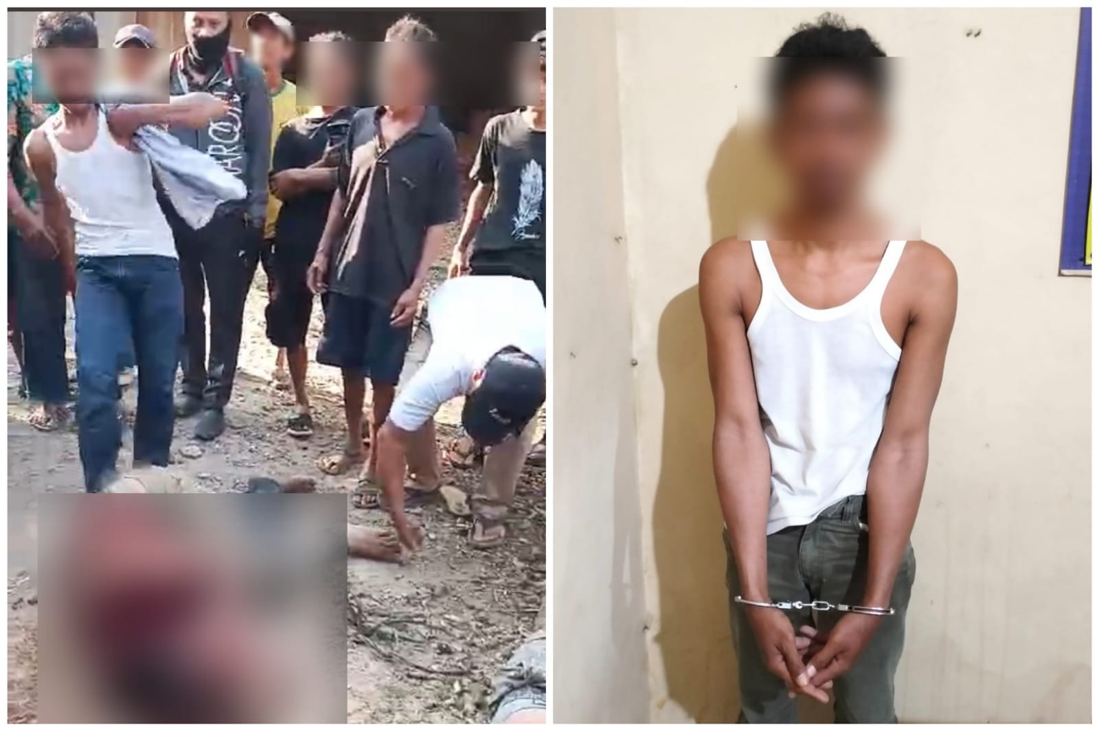 tersangka berinisial M (37) warga Desa Tompe Gunung Kecamatan Sukolilo Kabupaten Pati, pada hari Senin tanggal 10 Juni 2024,