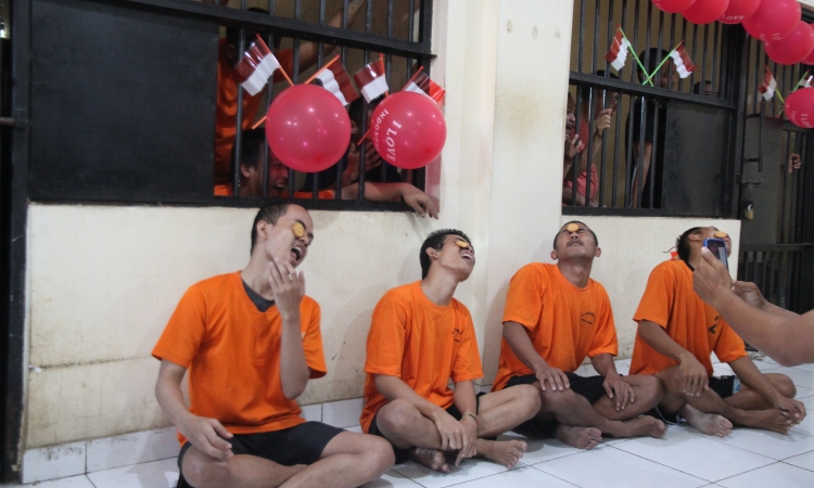 Tahanan Polres Demak Ikut Lomba 17-an