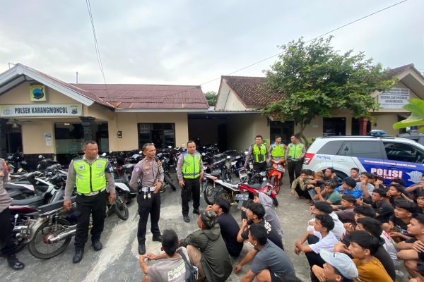 Balap Liar di Karangmoncol Purbalingga, 44 Sepeda Motor Terjaring Razia