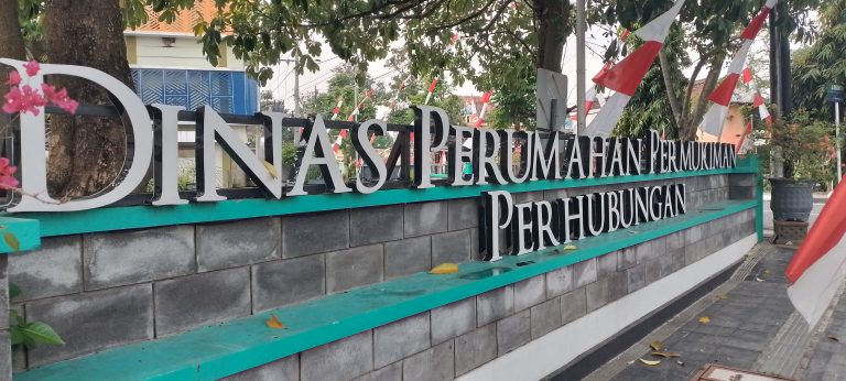 Kantor Dinas Perumahan, Permukiman, dan Perhubungan (Dinrumkimhub) Kabupaten Blora, Jawa Tengah.