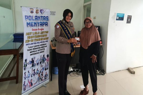 Brigadir Venita, Duta Pelayanan Satpas SIM Satlantas Polres Blora