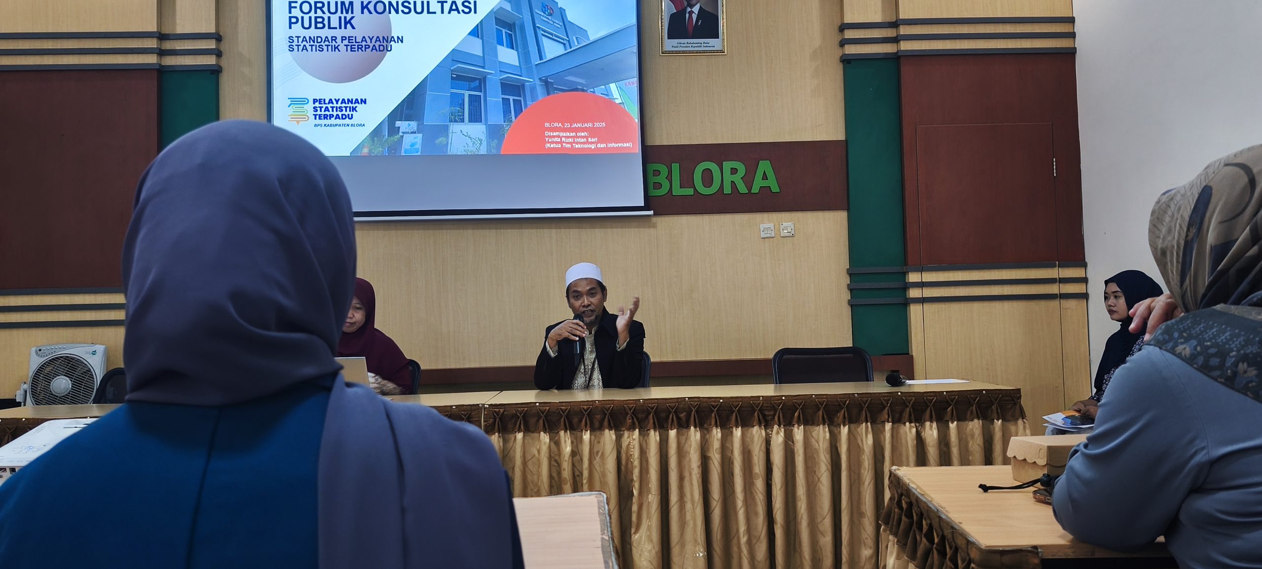 Kepala Badan Pusat Statistik (BPS) Kabupaten Blora Jawa Tengah, Rukhedi.