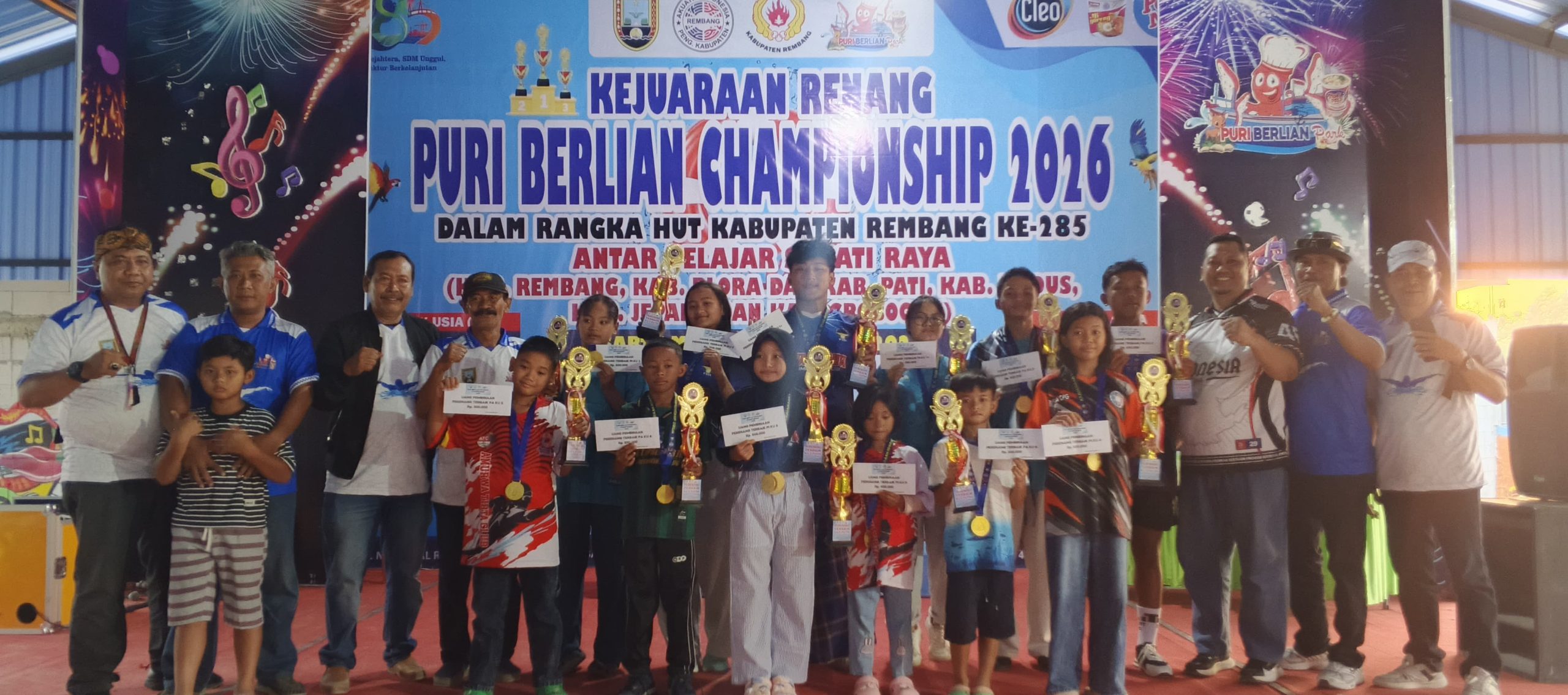 DASC Rembang Raih 13 Medali di Kejuaraan Renang Puri Berlian Champion Cup 2026