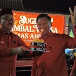 Ketua DPC PDI Perjuangan Kabupaten Blora, Jawa Tengah, Andita Nugrahanto, mendapat kejutan perayaan ulang tahun ke-38 di tengah kegiatan konsolidasi partai yang diikuti 1.146 kader di daerah pemilihan (dapil) IV, Minggu (13/9/2026).