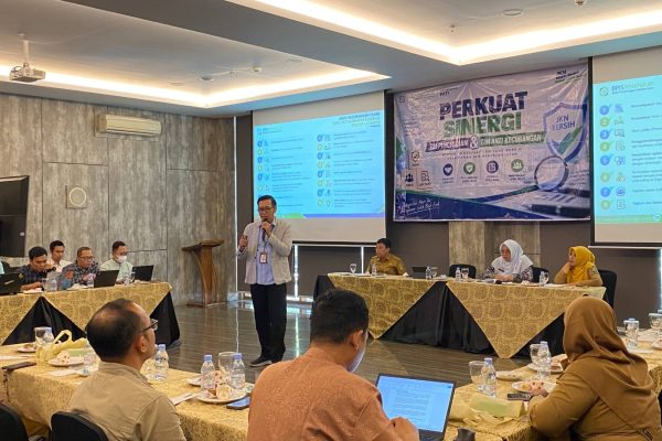 BPJS Kesehatan Pati dalam pertemuan bersama Tim Pencegahan dan Penanganan Kecurangan JKN yang melibatkan Dinas Kesehatan Kabupaten Pati, Rembang, dan Blora di Rembang, Selasa (29/9/2026).