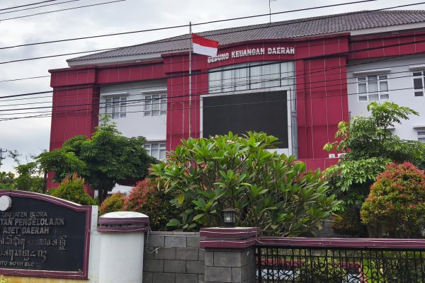 Kantor Badan Pendapatan, Pengelolaan Keuangan dan Aset Daerah (BPPKAD) Kabupaten Blora, Jawa Tengah.